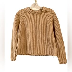 Quince Tan Crew Neck Sweater